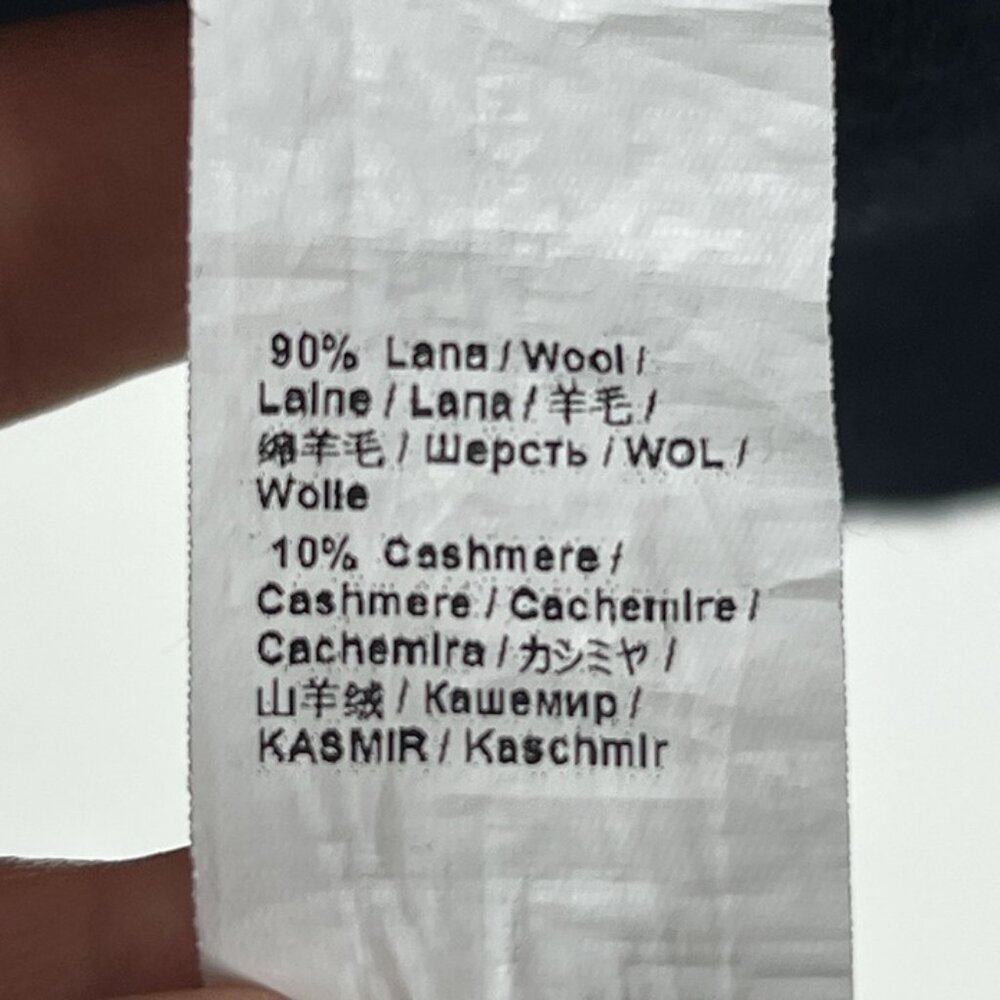 Roberto Cavalli Designer Sweater L Black Midweight Wool Cashmere‎ Crewneck Logo - Picture 7 of 9